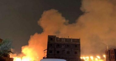 تمركز 4 سيارات إطفاء بمحيط حريق مغسلة البحر الأعظم تحسبا لتجدد اشتعال النيران