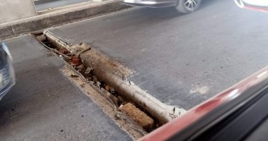 تهالك طريق نفق بالحى السادس بالعبور.. والأهالى يطالبون المسئولين إصلاحه