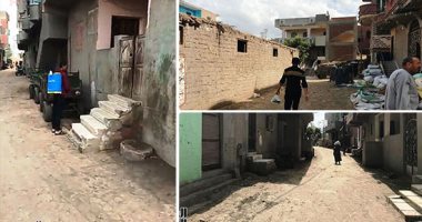 صور.. يوم فى حياة سكان العزبة المعزولة بالغربية بسبب كورونا.. تطهير القرية وبدء توزيع المواد الغذائية.. حملات ليلية لمساعدة وقضاء احتياجات كبار السن وذوى الاحتياجات.. والأهالى يطالبون بكمامات خلال أيام العزل