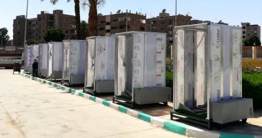 شركة مياه أسيوط تدفع بـ25 "كابينة تعقيم" للوقاية من كورونا 