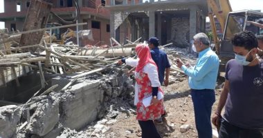 صور ..محافظ المنوفية : إزالة فورية لـ 4 حالات مخالفة بالأراضى الزراعية بأشمون