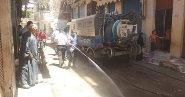 مياه المنوفية: تطهير ديوان عام الشركة ومبنى فرع أشمون وقريتى بابل وزاوية بمم