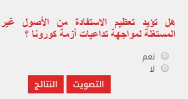 غالبية القراء يؤيدون الاستفادة من الأصول غير المستغلة لمواجهة تداعيات كورونا