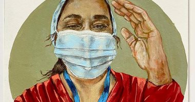 تشكيليون عرب يقدمون الشكر  للعاملين بالخدمات الصحية برسم بورتريهات شخصية لهم
