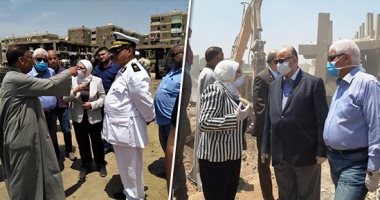 محافظ القاهرة تسترد 38 ألف متر بصقر قريش حى البساتين.. صور 