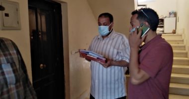 حصر التلفيات بالوحدات المؤقتة البديلة لمتضررى السيول بمدينة رأس غارب