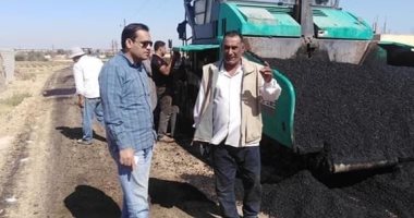 تجميل مدخل قرية رمانة ومحور لربط 4 قرى بشمال سيناء .. صور