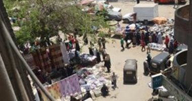 قارئ يشكو التزاحم نتيجة إقامة سوق بشارع البصراوى بإمبابة