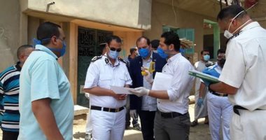 فرض عزل جزئى على قرية القيصرية في المحلة بعد ظهور 11 إصابة بكورونا.. صور