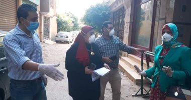 وكيل "صحة المنوفية" تتفقد نقاط الحجر الصحى للمخالطين للحالات الإيجابية