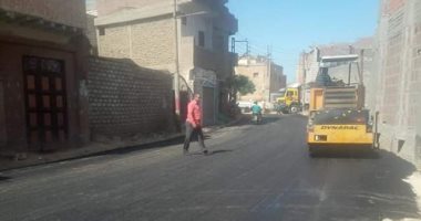 رصف طريق قرية منقطين وإزالة 21 حالة تعد بالبناء بمراكز محافظة المنيا
