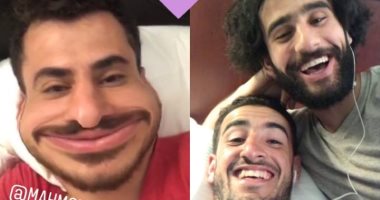 محادثة فيديو تجمع باسم مرسي ودونجا والونش فى حظر كورونا