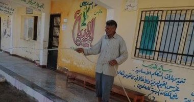 حملات تطهير بالمدارس تزامنا مع تسليم أبحاث الطلاب فى البحر الأحمر..صور 