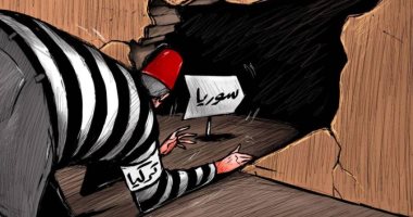كاريكاتير صحيفة إماراتية.. تركيا تسعى لتدمير سوريا 