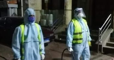 حملة تطهير وتعقيم منطقة كفر عنان بالغربية