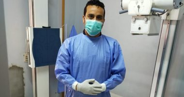 الجيش الأبيض.. "أيمن" فنى أشعة بمستشفى الأحرار بالزقازيق فى مواجهة كورونا