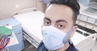 الجيش الأبيض.. "محمد" ممرض على خط مواجهة كورونا بمستشفى جامعة بالمنوفية