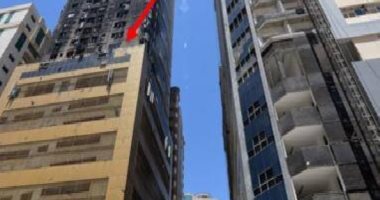 شرطة الشارقة: عقب سيجارة تسبب فى حريق برج النهدة السكنى 