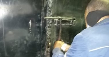 غلق وتشميع ورشة ومحل صيانة محمول ببنى سويف لمخالفتهما مواعيد حظر التجوال