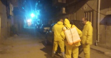 معاً ضد الكورونا تعقم منازل الحالات الإيجابية فى 6 مناطق بأسوان