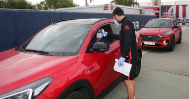 الجدية والصرامة عنوان مران أتلتيكو مدريد فى اليوم الثانى.. صور 