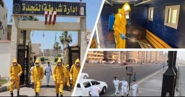 الداخلية تواجه كورونا.. ممرات تعقيم ذاتى بالمواقع الشرطية وتطهير عنابر السجناء وسيارات الترحيلات.. قوات الشرطة تنتشر بمحيط الشواطئ وضفاف النيل لمنع التجمعات.. ضبط 5آلاف شخص اخترقوا الحظر و1260سيارة مخالفة.. صور