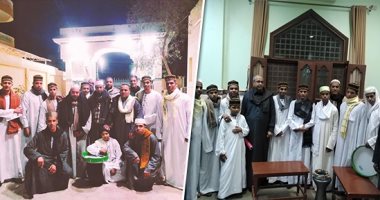 صور.. الحبيب للإنشاد الدينى فرقة من الشباب بالصعيد.. تكونت فى 2018 وأعضاؤها يشاركون بمولد الحسين والسيدة زينب بالأقصر.. وأبرز قصائدهم: "من أين أبدأ واللسان عاجز عن وصف طه المصطفى"