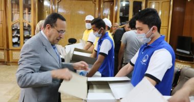 وصول مساعدات مواد غذائية وطبية لشمال سيناء لتوزيعها على الأهالى