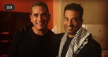 شاهد.. عمرو سعد ينشر صورا جديدة من كواليس مسلسل "الاختيار"