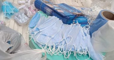 ضبط مصنعين لإنتاجهما كمامات غير مطابقة للمواصفات بالغربية