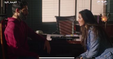 مسلسل فرصة تانية الحلقة 18..ملك تزور زياد فى السجن ورد فعل صادم تجاهها