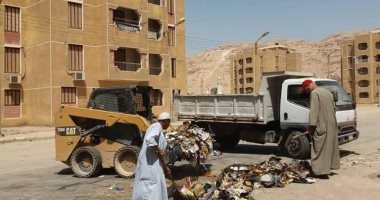 محافظة سوهاج : رفع 838 طن قمامة ومخلفات صلبة خلال أسبوع.. صور