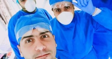 الجيش الأبيض.. صورة جماعية لتمريض مستشفى الصدر بالمنصورة فى مواجهة كورونا