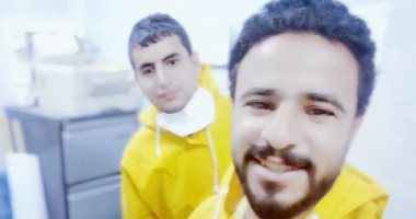 الجيش الأبيض.." محمد وحمادة" مراقبين صحيين ببني سويف في مواجهة كورونا
