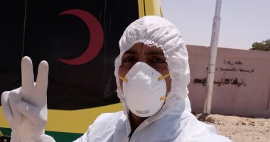 الجيش الأبيض.. حمادة قناوى بإسعاف الأقصر فى مواجهة كورونا