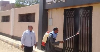 حملات لتنفيذ أعمال الرش والتطهير ورفع المخلفات والصيانة بقرى أبوقرقاص بالمنيا