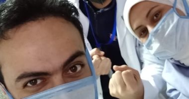 الجيش الأبيض.. صورة جماعية للفريق الطبي بمستشفى النساء ببورسعيد 