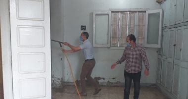 صور.. غلق وتعقيم وحدة شبرا النخلة المحلية بالشرقية بعد ظهور إصابة بكورونا