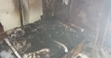 وفاة مسن خنقا فى حريق نشب بمسكنه فى الشرقية.. صور