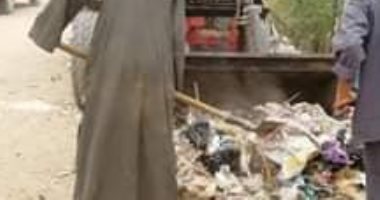 حملات نظافة مكبرة بالوحدات بمدينة البلينا بسوهاج وازالة التعدى على أراضى زراعية
