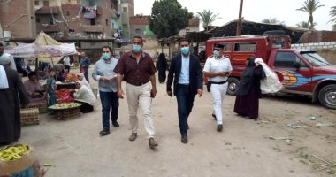 جولة ميدانية لنائب محافظ الفيوم بمركزى الفيوم وإطسا.. صور