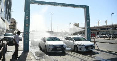 السعودية.. تدشن أول وحدة ذاتية لتعقيم المركبات ضمن جهود مواجهة كورونا