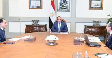 السيسى يتابع مع مدبولى وشاكر المشروعات الاستراتيجية التابعة لـ"الكهرباء".. الرئيس يوجه بتطبيق برنامج القراءات الموحد على استخدامات التيار الكهربائى لتحقيق جدارة التحصيل لصالح الكفاءة المالية لوزارة الكهرباء