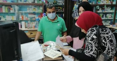 ضبط أدوية مهربة ومجهولة المصدر خلال حملة مكبرة للتفتيش الصيدلى بشبين القناطر