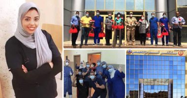 جيشنا الأبيض فى مواجهة كورونا.. "أميرة" طبيبة شابة فضلت الالتحاق بكتيبة المواجهة عن الجلوس فى المنزل.. بنت أسوان تؤكد: نقف بجوار بلدنا فى الأزمات وسننتصر على الوباء.. واختيارى فى فريق "الصداقة" شرف كبير.. صور
