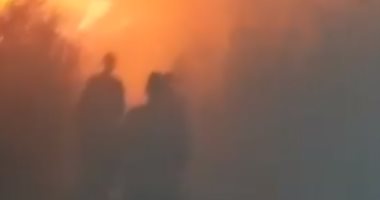 نشوب حريق بأحواض الصرف الصحى بمنطقة الصالحية فى قنا