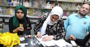 حملة مكبرة بشبين القناطر تسفر عن ضبط أدوية مهربة وتشميع صيدليتين