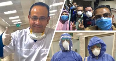 أبطال بمستشفى العزل بملوى.. الدكتور أحمد حسين قائد أول فريق طبى بالعزل: هدفنا كان السيطرة على المرض.. وأصعب اللحظات عندما تقف أمام زميل لك مصاب وتعالجه.. وعلى المواطنين الالتزام بالتعليمات.. صور