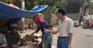 فض 3 أسواق فى تلا بالمنوفية لمنع انتشار فيروس كورونا