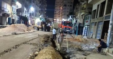 حى أول طنطا يواصل أعمال رصف عدد من الشوارع خلال حظر التجوال